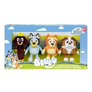Bluey & Friends Plush Toy Set Bluey, Bingo, Winton and Snickers